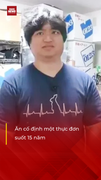 Người đàn ông ở Nhật Bản ăn cố định một thực đơn suốt 15 năm