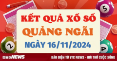 XSQNG 16/11 - Kết quả xổ số Quảng Ngãi hôm nay 16/11/2024 - XSQNG thứ Bảy