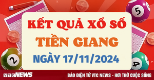 XSTG 17/11 - Kết quả xổ số Tiền Giang hôm nay 17/11/2024 - XSTG Chủ Nhật