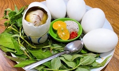 Mẹo nhận biết trứng vịt lộn già và non