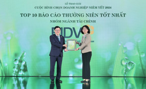 BIDV vào 'Top 10 Báo cáo thường niên tốt nhất - nhóm ngành tài chính'