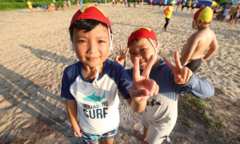 Giải BIM Group IRONMAN 70.3 Phu Quoc đào tạo kỹ năng an toàn nước cho học sinh