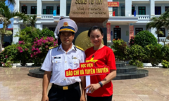 Nữ giảng viên ‘nặng tình’ với màu áo lính nơi biên cương hải đảo