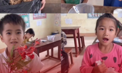 Bật cười với lời chúc 'độc nhất vô nhị' của học sinh vùng cao tặng cô giáo