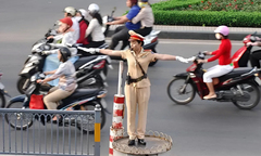 Chi tiết phân luồng giao thông ở Hà Nội ngày 14-15/4