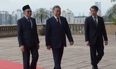 Tổng Bí thư Tô Lâm hội đàm với Thủ tướng Malaysia Anwar Ibrahim