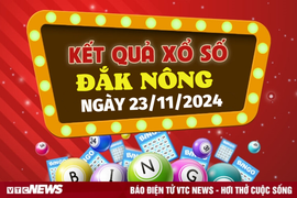 XSDNO 23/11 - Trực tiếp kết quả xổ số Đắk Nông hôm nay 23/11/2024