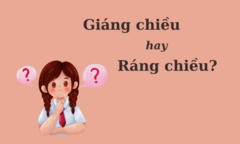 Nhiều người tranh cãi: 'Giáng chiều' hay 'ráng chiều'?