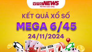 Vietlott 24/11 - Kết quả xổ số Vietlott hôm nay 24/11/2024 - Xổ số Mega 6/45