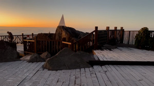 Cận cảnh sương muối phủ trắng đỉnh Fansipan