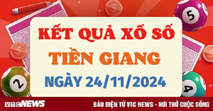 Kết quả xổ số Tiền Giang hôm nay 24/11/2024 - XSTG 24/11 