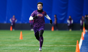 Tuyển Việt Nam tập sân đặc biệt, hiện đại nhất Hàn Quốc