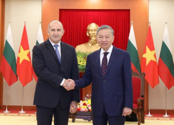 Tổng Bí thư Tô Lâm tiếp Tổng thống Bulgaria Rumen Radev