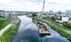 Hiện trạng dự án cải tạo kênh ô nhiễm bậc nhất TP.HCM sau hơn 1 năm thi công