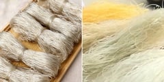 Cách phân biệt miến dong thật giả