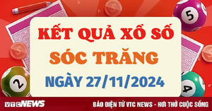 Kết quả xổ số Sóc Trăng hôm nay 27/11/2024 - XSST 27/11