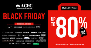 ACFC Black Friday 2024 - deal 'hot' từ Nike, Owndays, Banana Republic và OVS