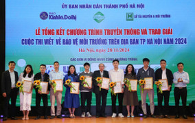 Báo điện tử VTC News đoạt giải cuộc thi viết về Bảo vệ môi trường Hà Nội