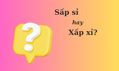 Nhiều người tranh cãi: 'Sấp sỉ' hay 'xấp xỉ'?