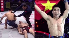 Võ sĩ Trần Ngọc Lượng thắng knock-out đối thủ Trung Quốc