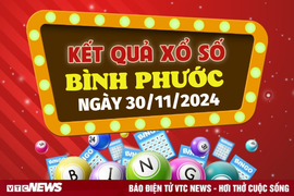 Kết quả xổ số Bình Phước hôm nay 30/11/2024 - XSBP 30/11 