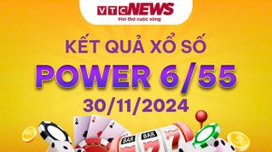 Vietlott 30/11 - Kết quả xổ số Vietlott hôm nay 30/11/2024 - Xổ số Power 6/55
