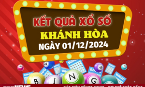 Kết quả xổ số Khánh Hòa hôm nay 1/12/2024 - XSKH 1/12