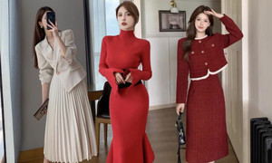 Thời trang đi đám cưới ngày se lạnh