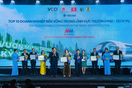 MM Mega Market được vinh danh Top 10 Doanh nghiệp bền vững