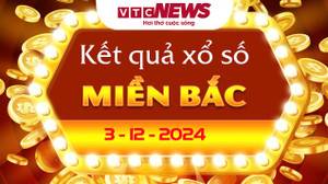 XSMB 3/12 - Trực tiếp kết quả xổ số miền Bắc hôm nay 3/12/2024
