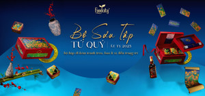 Trọn vẹn mùa Xuân với hộp quà rượu biếu Tết từ Food City