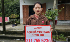 Trao gần 312 triệu đồng của độc giả tới gia đình chị Chu Thị Chung ở Hà Tĩnh