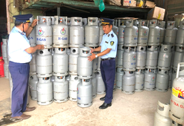 Phát hiện 50 vụ sai phạm về kinh doanh khí hóa lỏng ở Tiền Giang