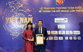 'Tủ sách tiếng Việt' đạt giải nhì Giải thưởng toàn quốc về Thông tin Đối ngoại