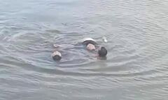 Hai người đàn ông lao xuống sông cứu người tự tử