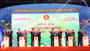Khai mạc Hội chợ Công Thương khu vực Đông Bắc - Thái Nguyên 2024