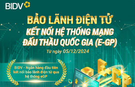 Ngân hàng kết nối Mạng đấu thầu quốc gia để triển khai bảo lãnh dự thầu điện tử