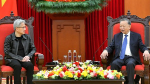 Tổng Bí thư Tô Lâm tiếp Giám đốc điều hành Tập đoàn NVIDIA Jensen Huang