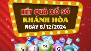 Kết quả xổ số Khánh Hòa hôm nay 8/12/2024 - XSKH 8/12