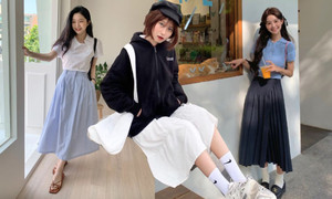 Nữ cao 1m50 có nên mặc váy dài?