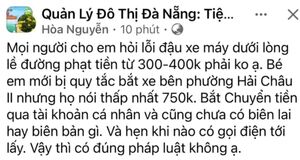 Đình chỉ công tác cán bộ quy tắc đô thị Đà Nẵng 'giúp dân' nhận nộp phạt