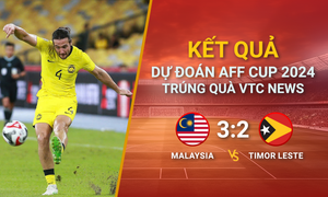 Kết quả dự đoán AFF Cup 2024 trúng quà VTC News: Malaysia vs Timor Leste