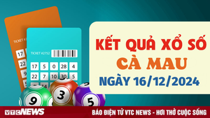 XSCM 16/12 - Kết quả xổ số Cà Mau hôm nay 16/12/2024