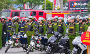 Công an Hải Phòng ra quân trấn áp tội phạm bảo đảm an ninh dịp Tết Nguyên đán