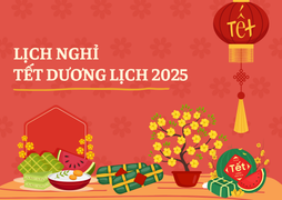 Lịch nghỉ Tết Dương lịch 2025 của công chức, người lao động