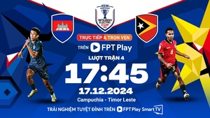 Xem trực tiếp bóng đá Campuchia vs Timor Leste tại AFF Cup 2024 trên kênh nào?
