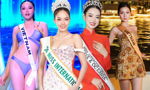 Hoa hậu Việt ồ ạt đi thi quốc tế, mấy người giành vương miện?