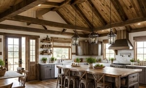 Phong cách Farmhouse trong thiết kế nội thất chung cư