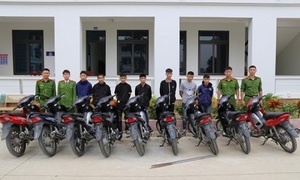 Triệt phá đường dây trộm cắp xe máy liên tỉnh