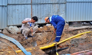 Hoàn thiện di dời, đấu nối cáp ngầm điện cao thế nhà ga Metro 2 tại TP.HCM